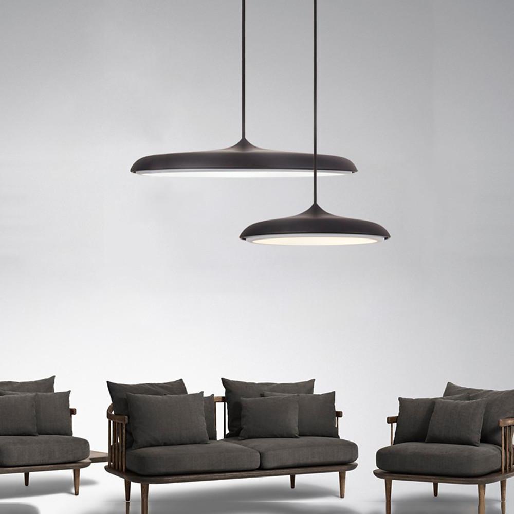 16" Modern LED Pendant Light Adjustable Metal Downlight