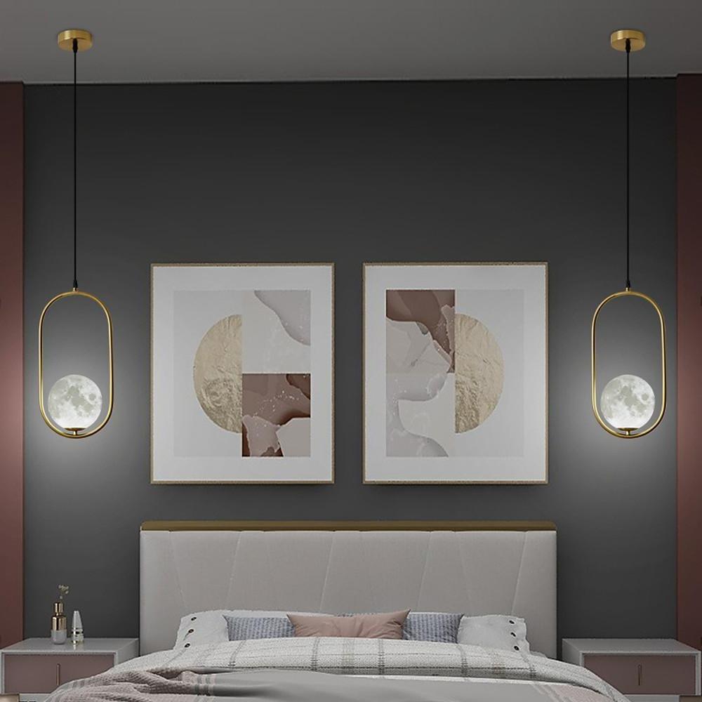 Modern Oval Pendant Light with Acrylic Shade - LED 5W