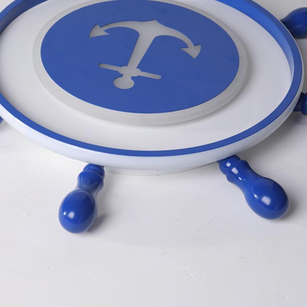 Anchor Insignia Flush Mount LED Ceiling Light – Contemporary Kids Room