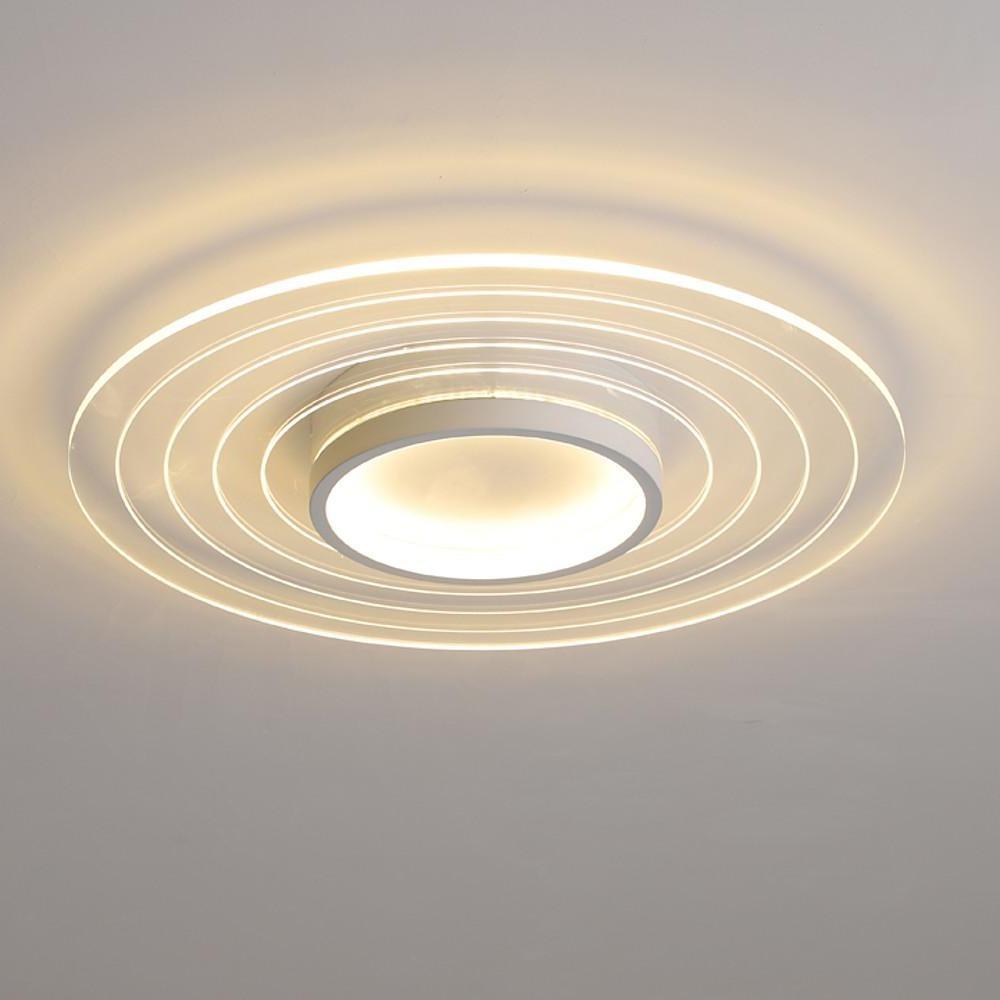 Modern Multi-Circle Dimmable LED Flush Mount Ceiling Light