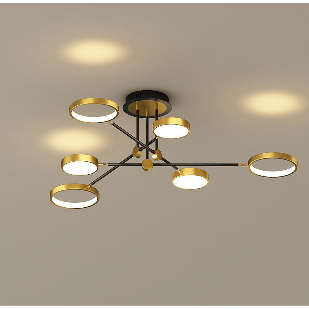 Nordic Circular LED Flush Mount Ceiling Light - Metal & Aluminum