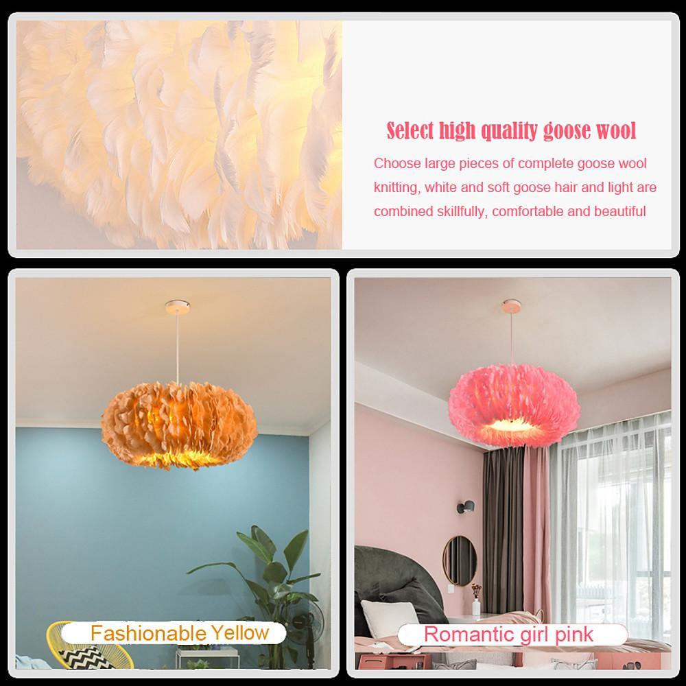 Nordic Feather Pendant Light - Artistic Ambient Ceiling Fixture