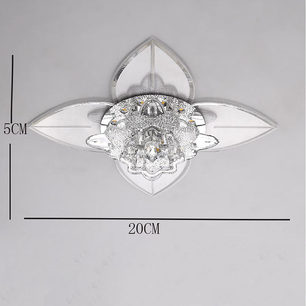 Star Crystal Flush Mount LED Ceiling Light - Multi Color Modern