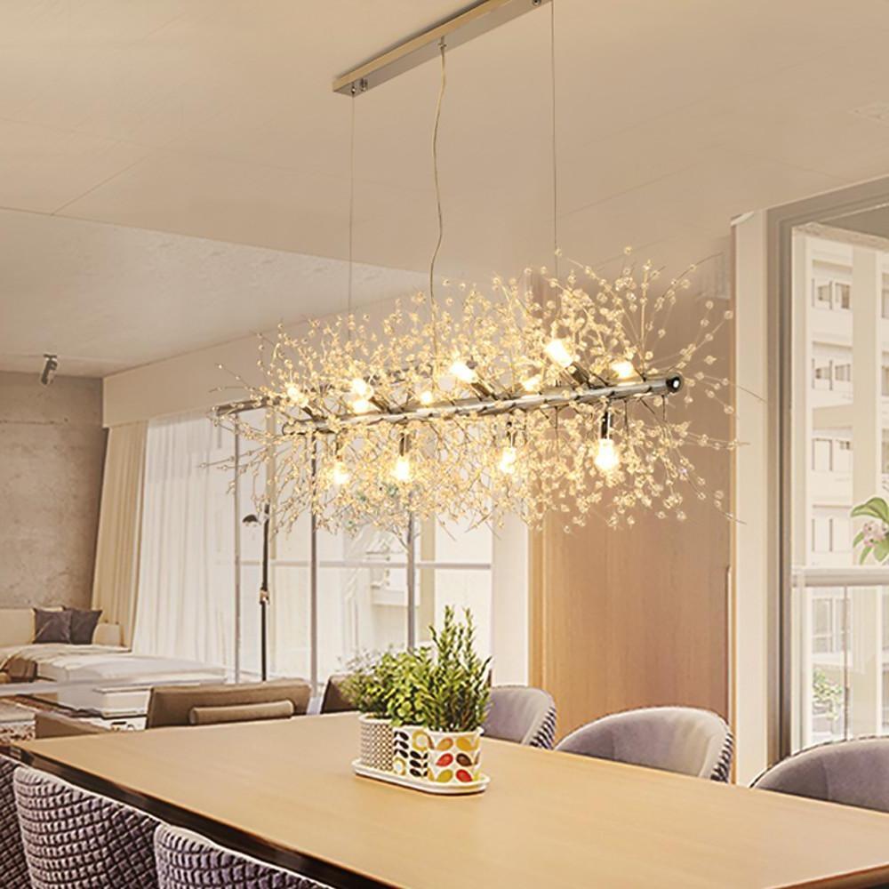 Crystal LED Modern Chandelier Ambient Pendant Light