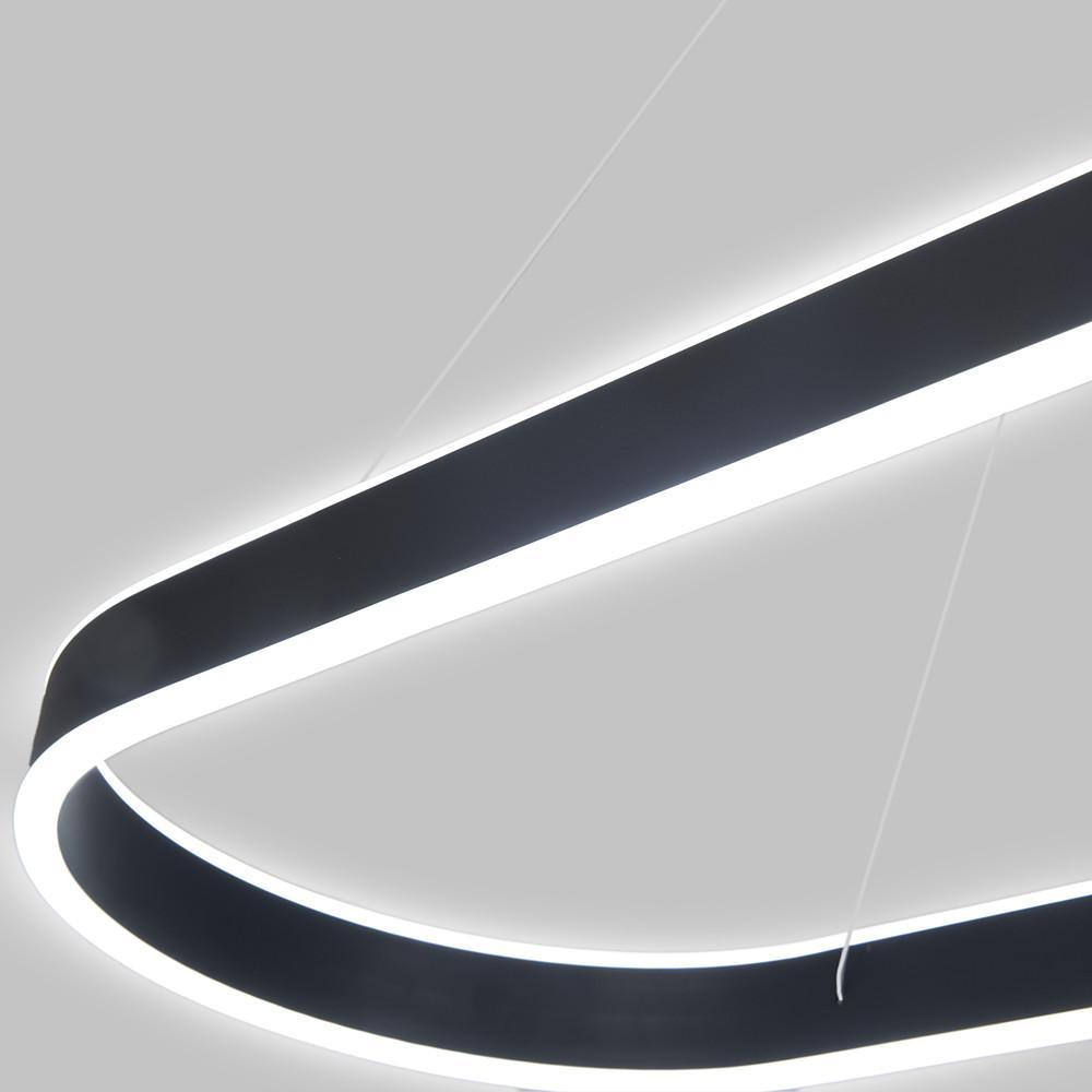 Modern LED Dimmable Pendant Light – Rounded Rectangle Design