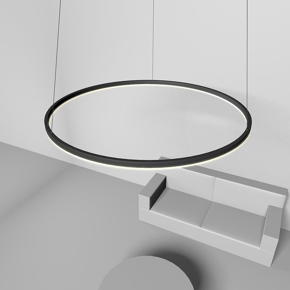 Slimline Circular LED Chandelier Dimmable Modern Ceiling Light