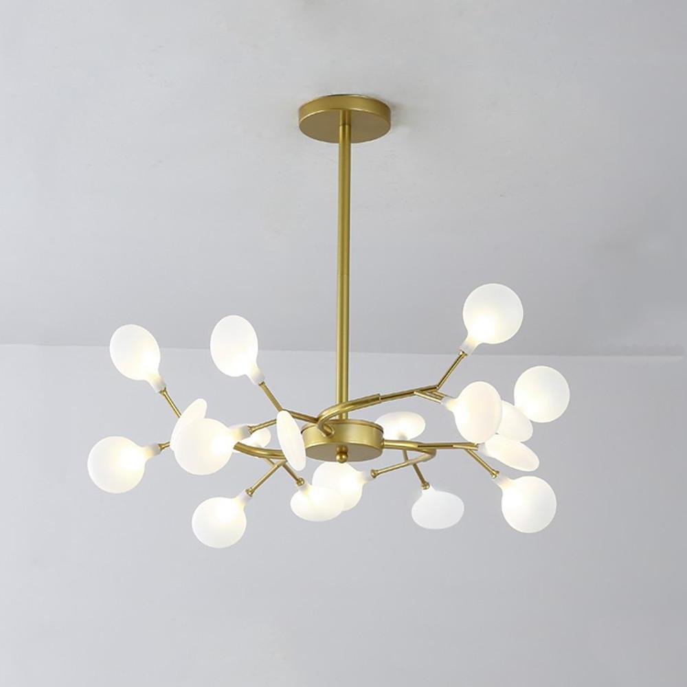 Contemporary Sputnik Chandelier with Acrylic Bubbles
