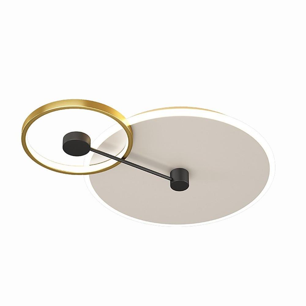 Geometric Circles Dimmable LED Flush Mount Ceiling Light
