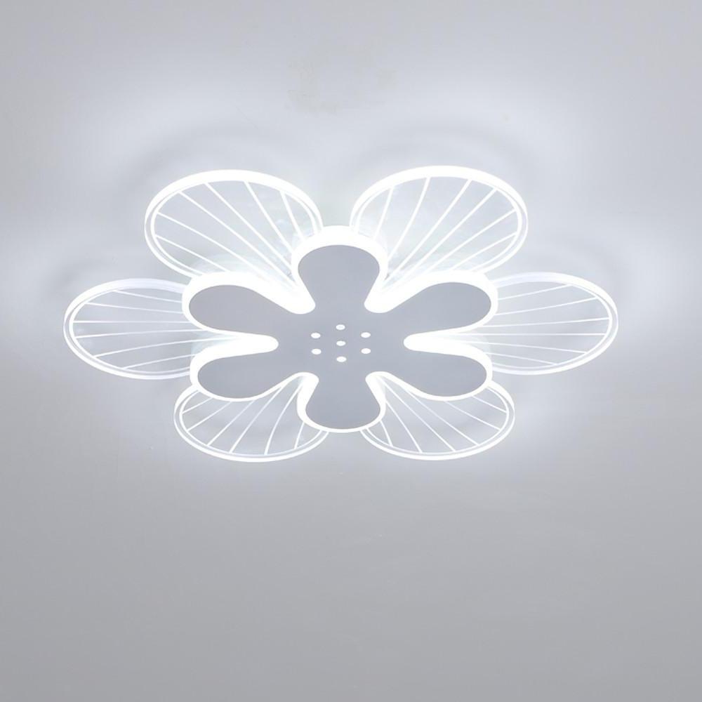 Modern Geometric Flower LED Flush Mount Ceiling Light - Dimmable