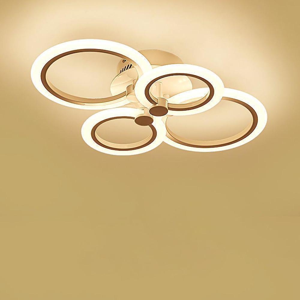 Modern Circular Aluminum Flush Mount LED Ceiling Light