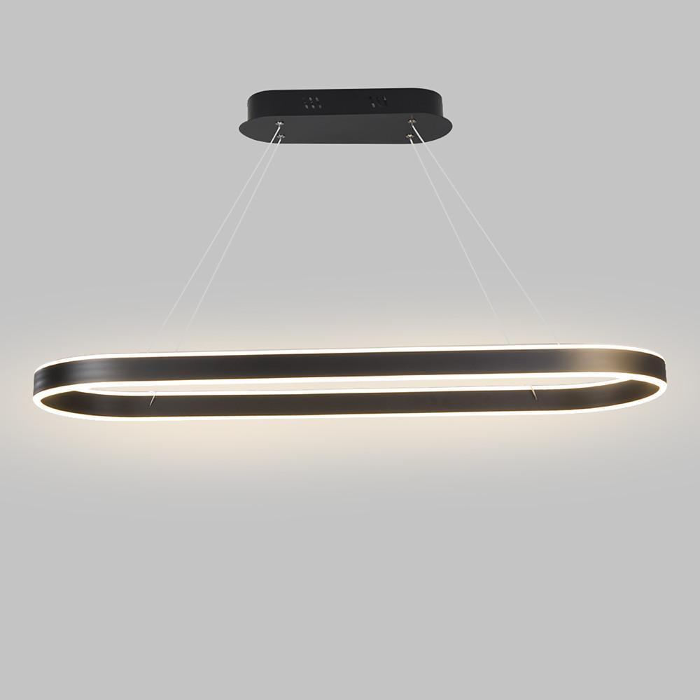 Modern LED Dimmable Pendant Light – Rounded Rectangle Design