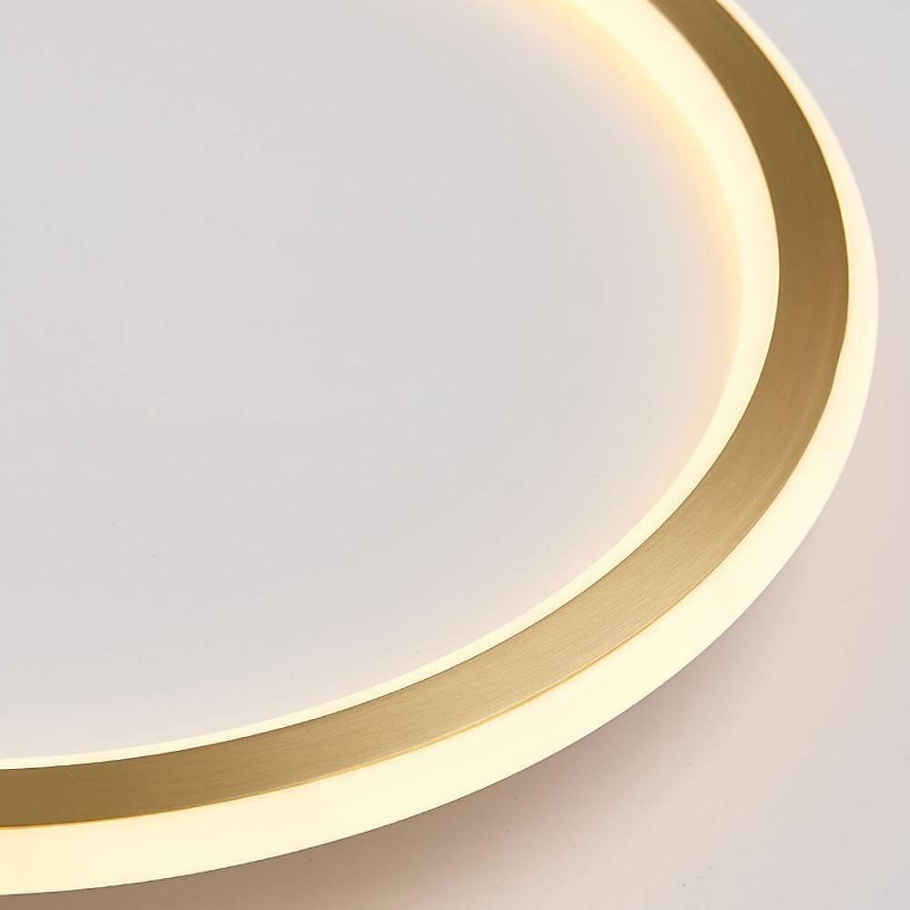 Modern Circle LED Flush Mount Ceiling Light - Minimalist Design