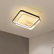 Square Flush Mount LED Ceiling Light - Modern Minimalist Design