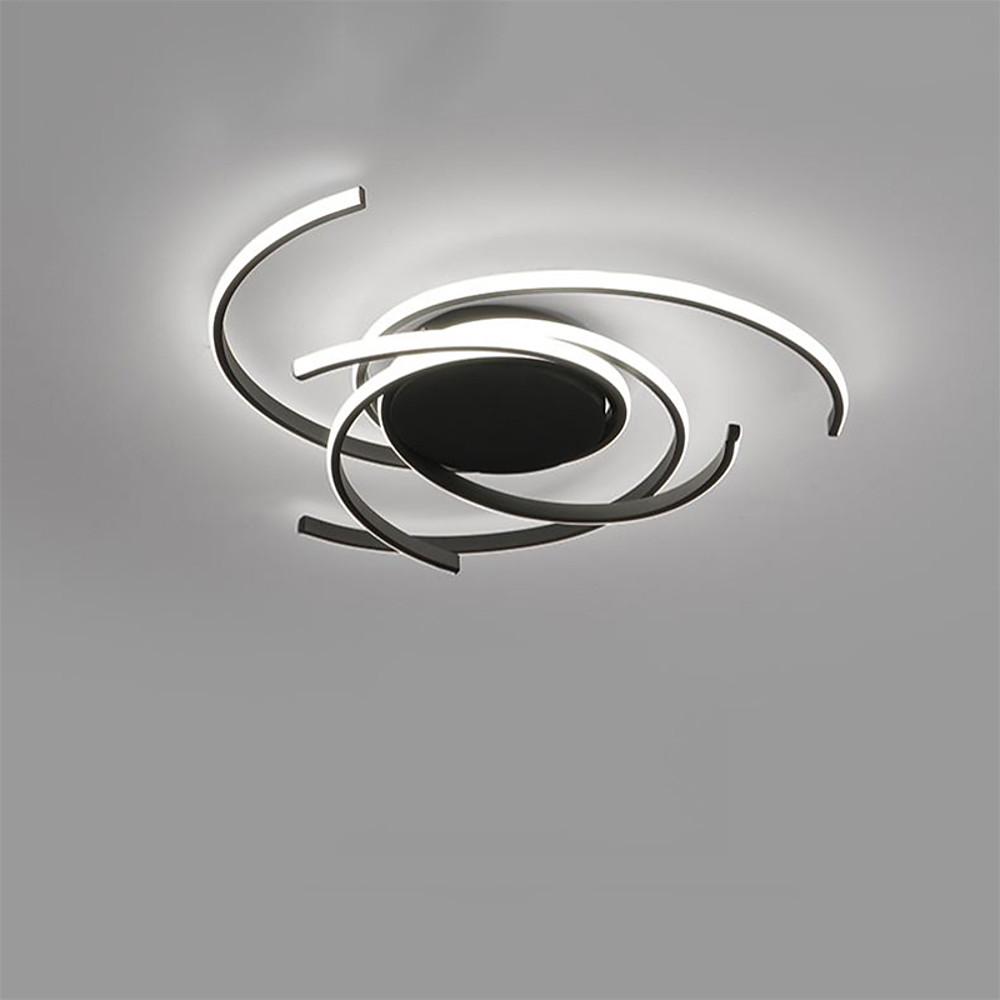 22" Artistic Aluminum Flush Mount Ceiling Light with LED