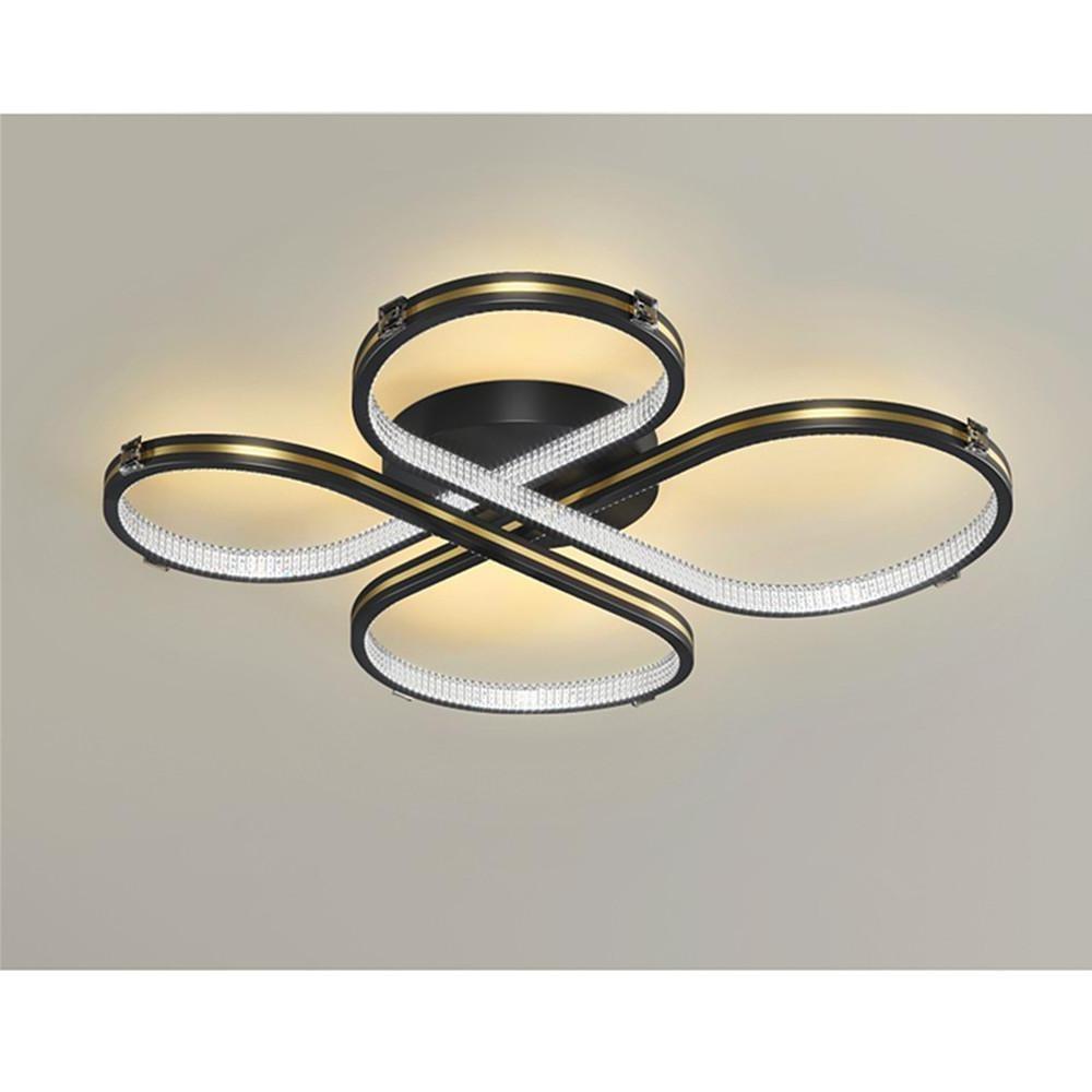 Circle Flower LED Flush Mount Ceiling Light - Dimmable Modern Design