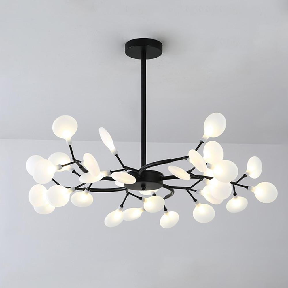 Contemporary Sputnik Chandelier with Acrylic Bubbles