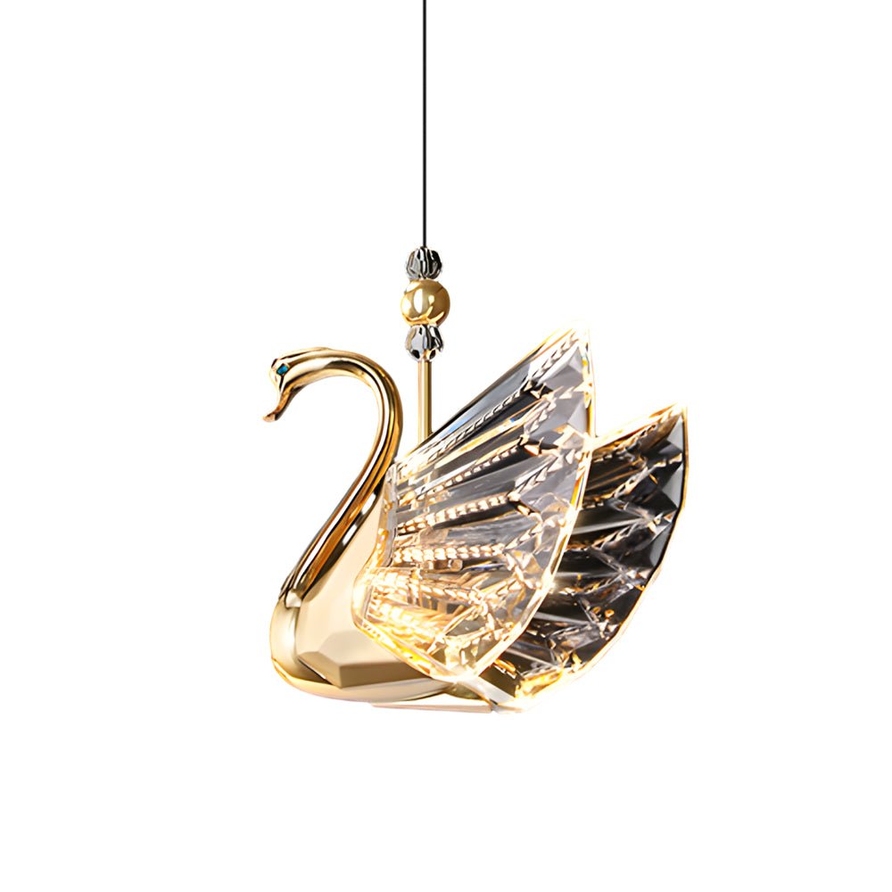 Swan Design LED Pendant Light - Modern Minimalist Hanging Lamp