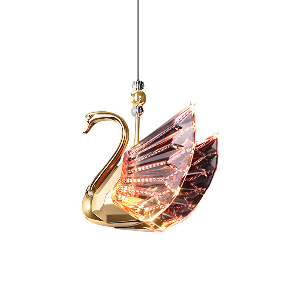 Swan Design LED Pendant Light - Modern Minimalist Hanging Lamp