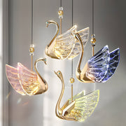 Swan Design LED Pendant Light - Modern Minimalist Hanging Lamp