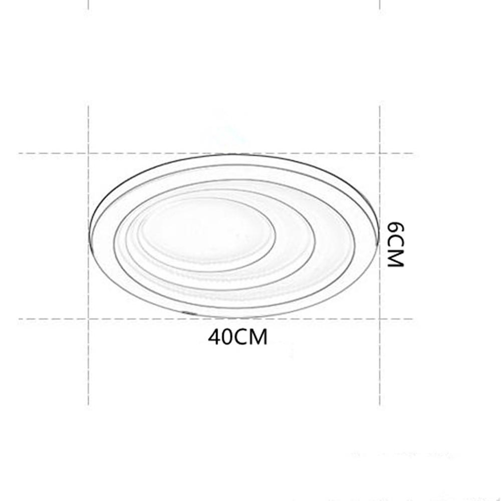 Modern Graduated Circles LED Flush Mount Ceiling Light