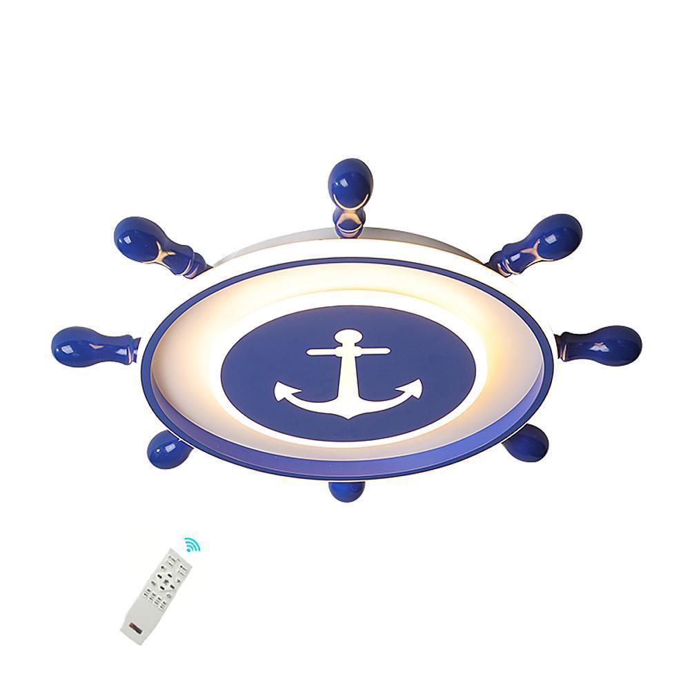 Anchor Insignia Flush Mount LED Ceiling Light – Contemporary Kids Room