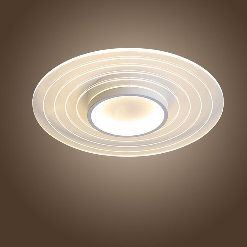 Modern Multi-Circle Dimmable LED Flush Mount Ceiling Light