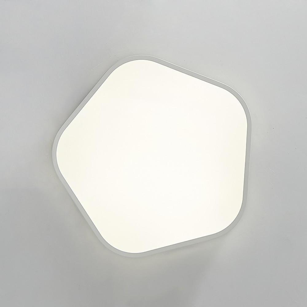 Hexagon LED Flush Mount Ceiling Light Modern Minimalist Fixture