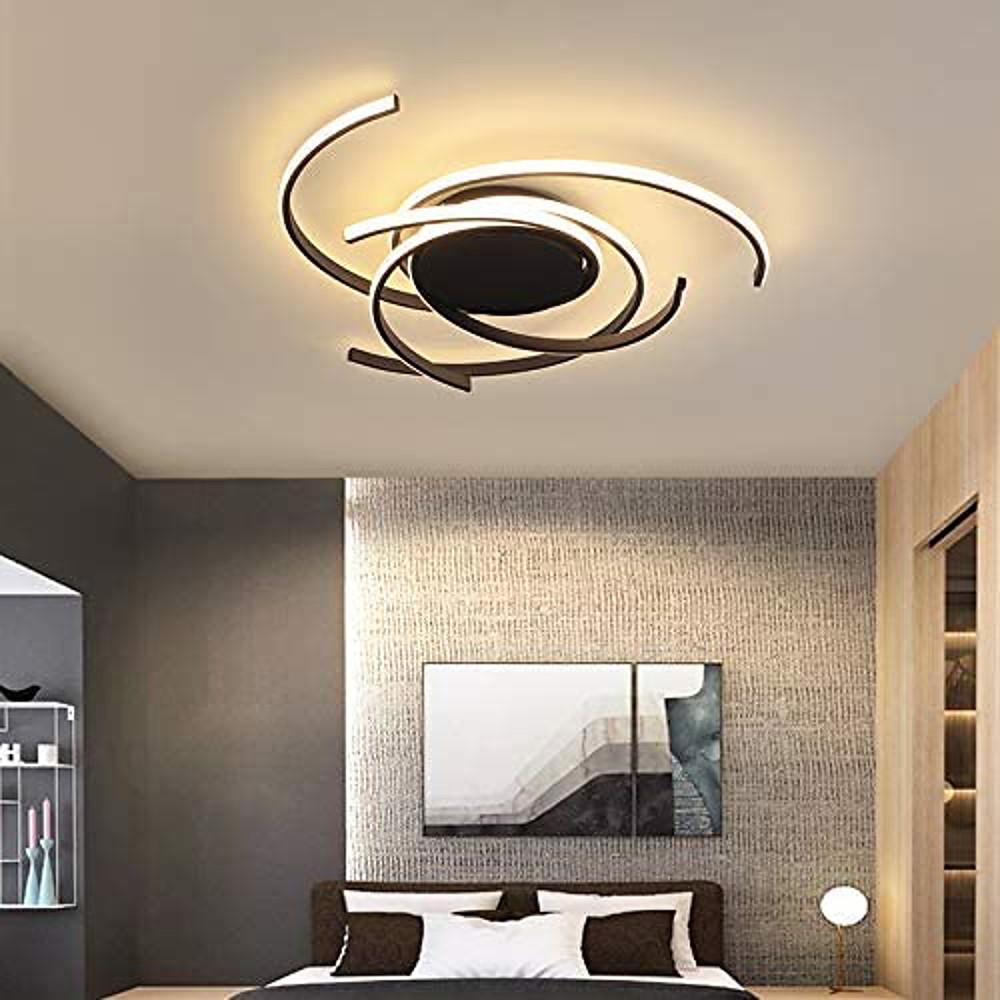 22" Artistic Aluminum Flush Mount Ceiling Light with LED