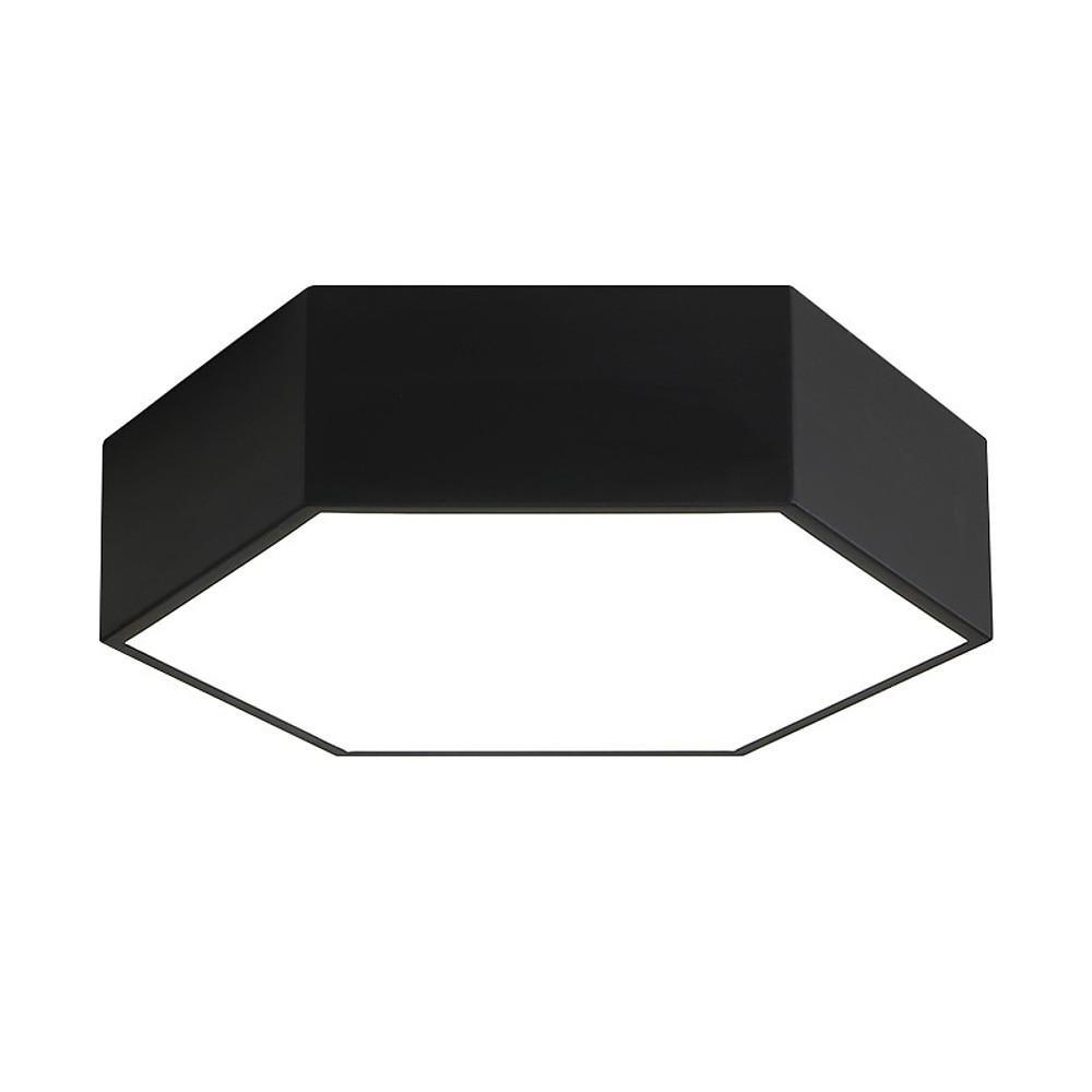Geometric LED Flush Mount Ceiling Light with Wireless Control