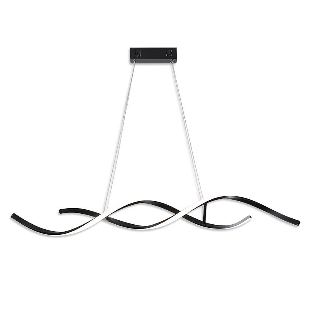 Wave Design Modern Pendant Light Metal & PVC Minimalist Ceiling Lamp
