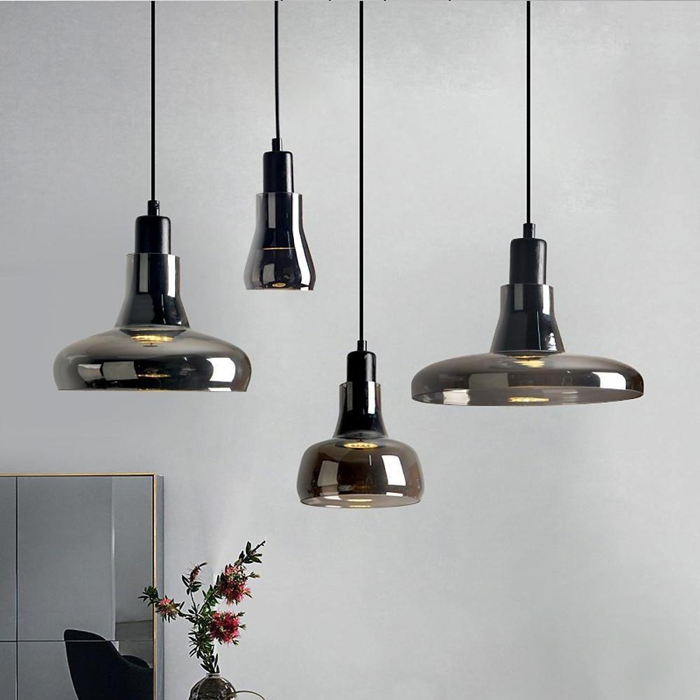 Modern Glass Pendant Light Nordic Industrial Ceiling Fixture