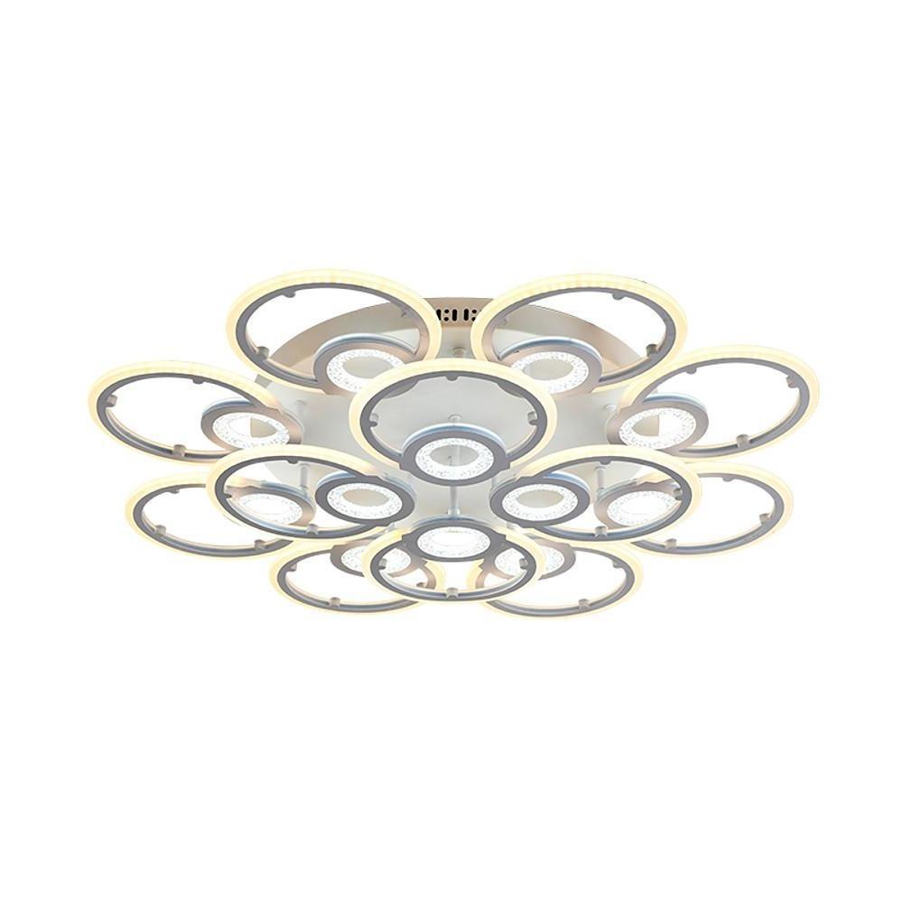 Nordic Geometric Metal Ring Flush Mount LED Ceiling Light